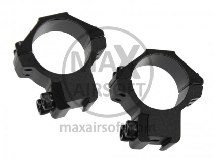 UTG 30mm Mid 11mm Typ Montageringe f&uuml;r Zielfernrohre, 2 St&uuml;ck