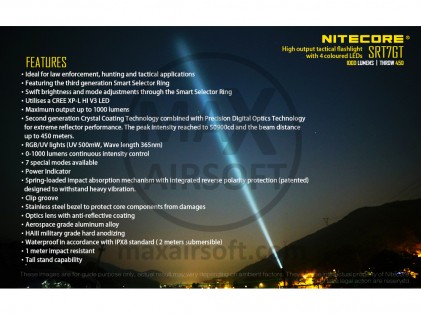 NiteCore SRT7GT Flashlight