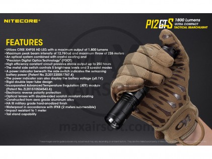 NiteCore P12GTS Taschenlampe