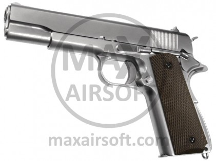 Pi&scaron;tolj GBB M1911 Chrome WE