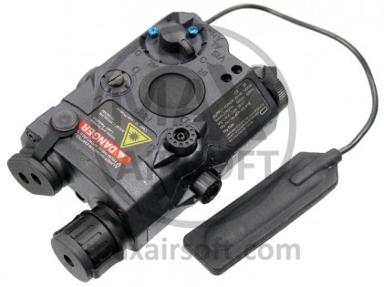 Zielvorrichtung PEQ-15 Laser/Taschenlampe Schwarz