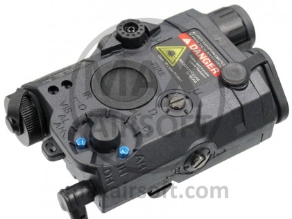 Zielvorrichtung PEQ-15 Laser/Taschenlampe Schwarz