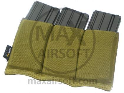 Molle TenSpeed Triple M4 Mag Pouch CB