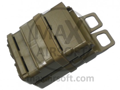 Pouch FastMag Molle 2x 5.56 Magazine DE