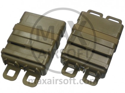 Pouch FastMag Molle 2x 5.56 Magazine DE
