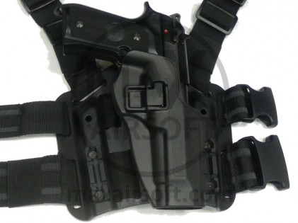 Tok Noga Serpa CQC Tactical Beretta 92 Črn