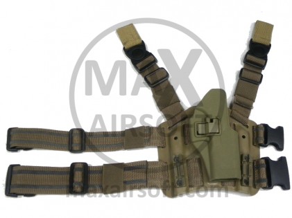 Tok Noga Serpa CQC Tactical za Glock Tan