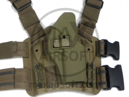 Tok Noga Serpa CQC Tactical za Glock Tan