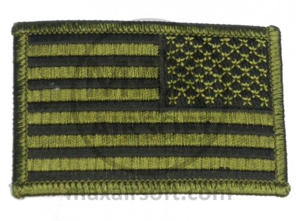 Patch US flag Desert Rightside