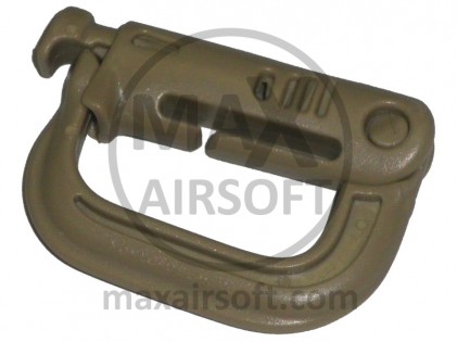 Karabiner ITW Grimloc Tan 4kom