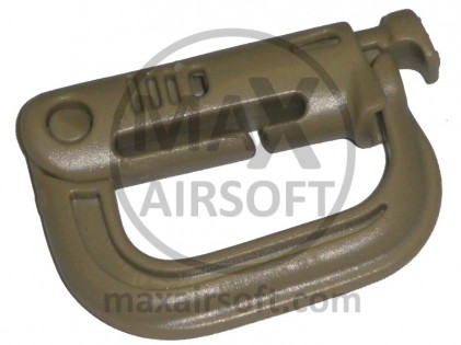 Karabiner ITW Grimloc Tan 4kom