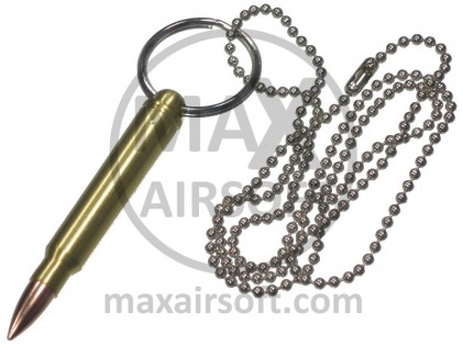 5.56mm Bullet Pendant Necklace