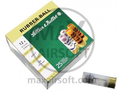 Municija Sellier&Bellot Rubber Ball 12/67,5GA 17,5mm 25kom