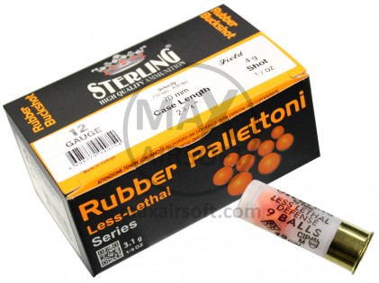 Streljivo Sterling Rubber Buckshot 12/70GA 10kom