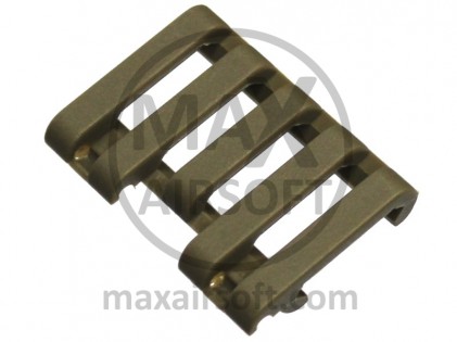 5-Slot Ladder Rail Cover with Wire Loom DE