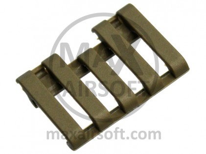 5-Slot Ladder Rail Cover with Wire Loom DE