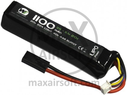 LiPo 11,1V 30C 1100mAh Battery Nuprol