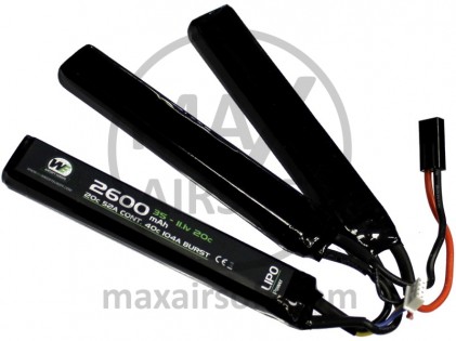 LiPo 11,1V 20C 2600mAh SD-3 Battery Nuprol