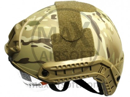 Fast Ballistic ECO Helm mit Brille Multicam
