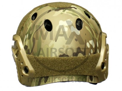 Fast Carbon ECO Helmet with Googles Multicam