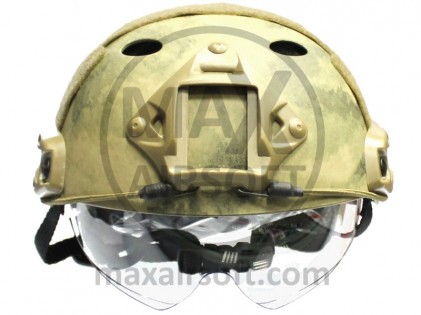 Fast Carbon ECO Helmet with Googles A-Tacs