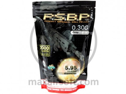 G&G P.S.B.P. BBs 0,30 g 2000 St&uuml;ck Grau