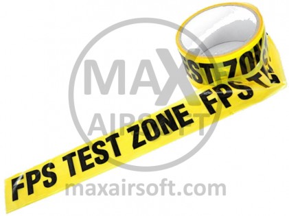 FPS Test Zone Tape Yellow