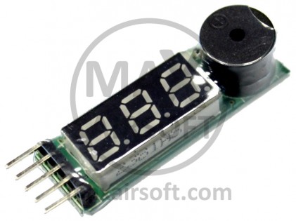 Lithium Battery Voltage Alarm 4S