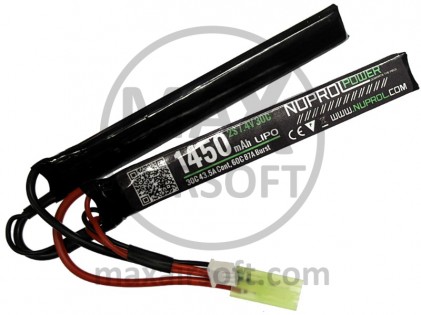 LiPo 7,4V 30C 1450mAh SD Battery Nuprol
