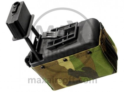 Bubanj M249 1500BB Woodland A&K