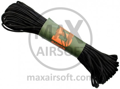 Paracord 30m Badger Schwarz