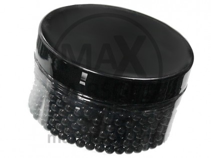 Stahl-Luftgewehrkugeln 4,5 mm, 1500 St&uuml;ck, Schwarz