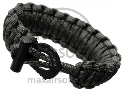 Narukvica Paracord 6m Kremen Crna