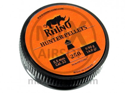 Diabole Rhino Hunter Pointed .22 Cal 5.5mm 250kom