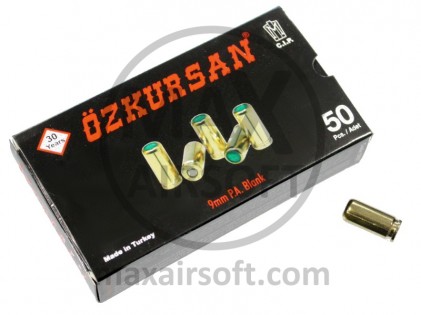 Streljivo &Ouml;zkursan 9mm P.A.K. 50kom