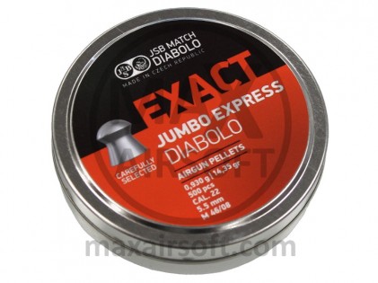 Diabole JSB Exact Jumbo Express .22 Cal 5.5mm 500kom