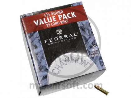 Federal .22LR Vorteilspackung Champion 525 St&uuml;ck Munition