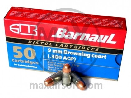 Streljivo Barnaul 9x17mm/.380ACP FMJ 50kom