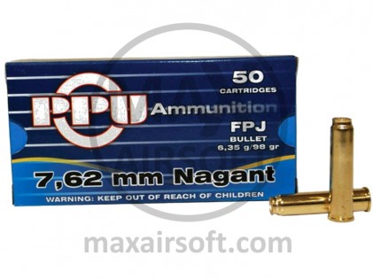 Strelivo PPU 7.62 Nagant FPJ 50kom