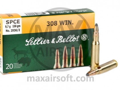 Sellier & Bellot .308 Win. SPCE 20 150gr St&uuml;ck Munition