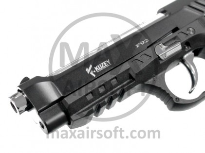 Kuzey Kuzey F-92 Chrome Barrel 9mm P.A.K. Pistolenplatzpatrone