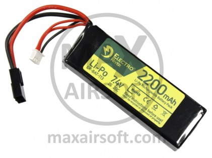 Electro River LiPo Battery 7,4V 20C 2200mAh