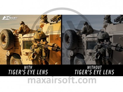 Naočale Edge Tactical Vapor Shield Sharp Edge ANTI FOG Tigers Eye