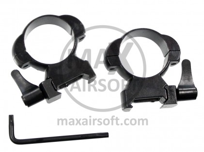 Prsten za Optiku Weaver Steel 30mm Srednji 2kom
