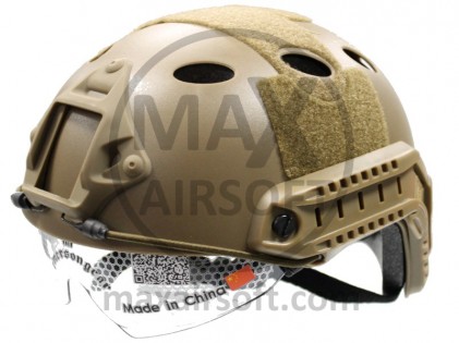 Fast Carbon ECO Helmet with Googles Tan