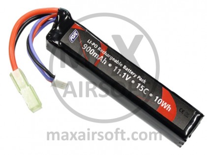 ASG LiPo Battery 11,1V 15C 900mAh
