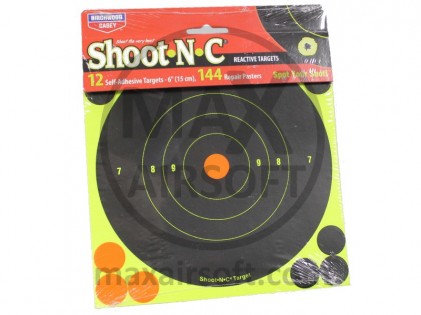 Birchwood Shoot-N-C 6&Prime; Adhesive Targets 12pcs