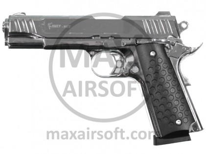 Kuzey 1911 T Gl&auml;nzendes Chrom 9mm P.A.K. Pistolenrohling