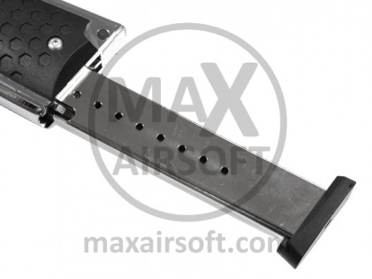 Kuzey 1911 T Gl&auml;nzendes Chrom 9mm P.A.K. Pistolenrohling