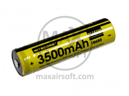 NiteCore 18650 Li-Ion 3500mAh Micro-USB 3,7V Akku
